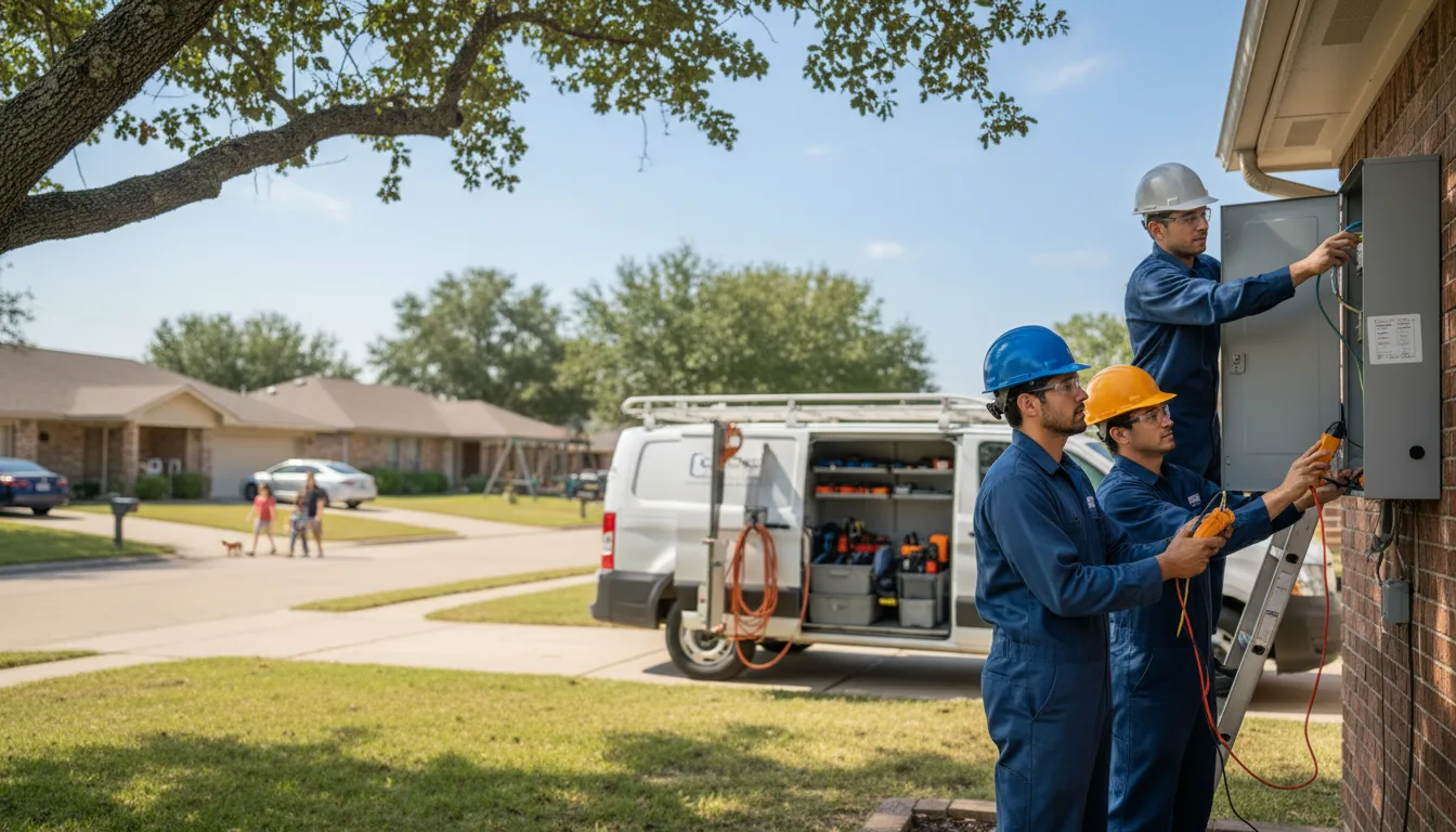 Certified electrician providing emergency electrical services in Freeland, PA